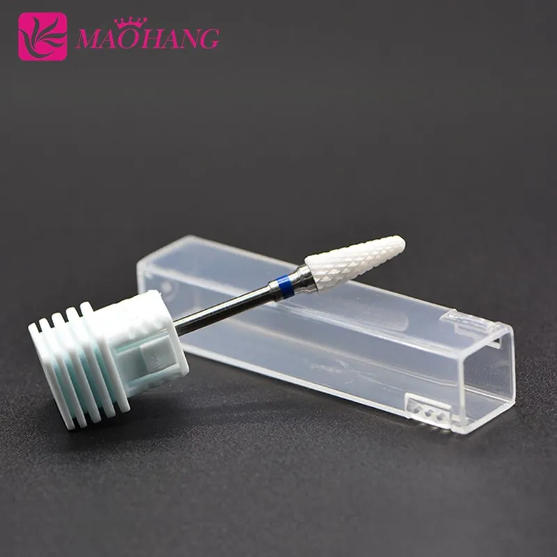 MAOHANG Zirconia Ceramic Nail Drill Bit Nail Bit Art Salon Electric Drill Manicure File Nail Art Tools Removel Gel Varnish 2