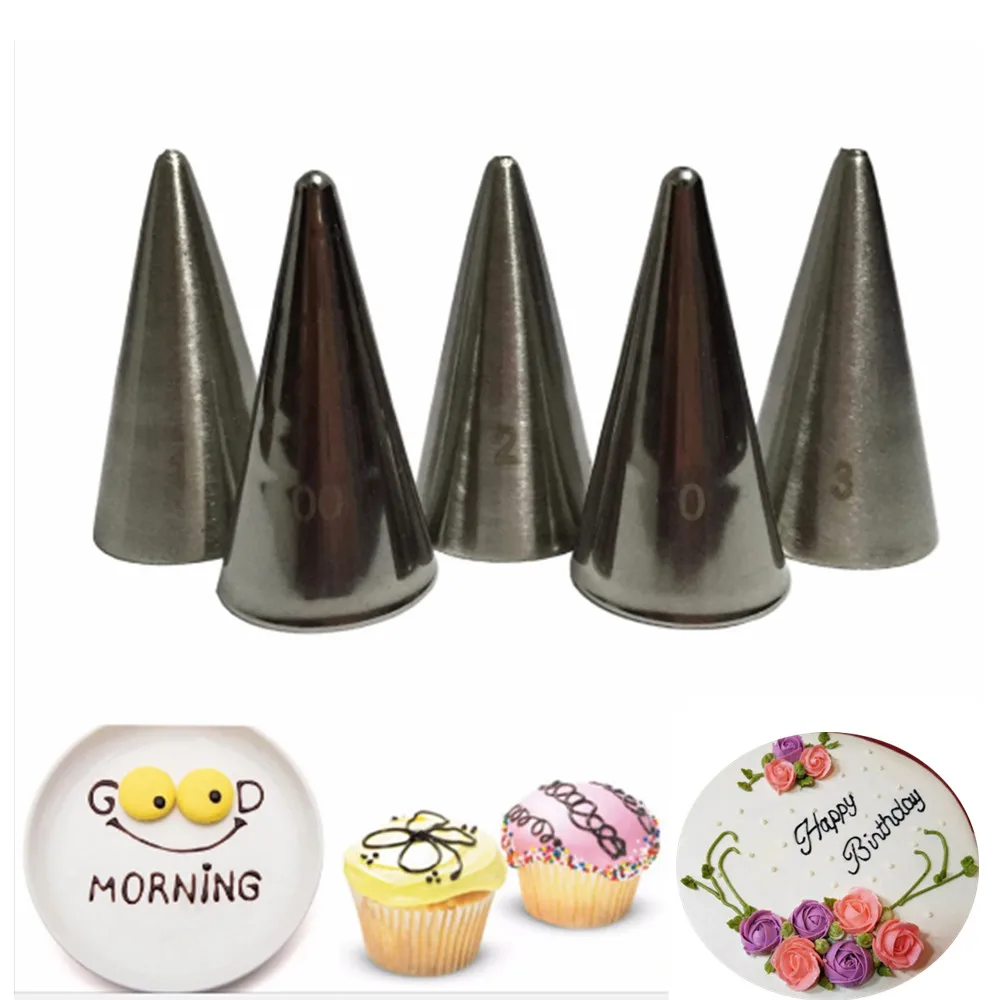 

1 Piece Pastry Nozzle Icing Piping Pastry Tips Sugarcraft Cakes Decorating Set Baking Tools For Fondant Cupcake Cookie Tool