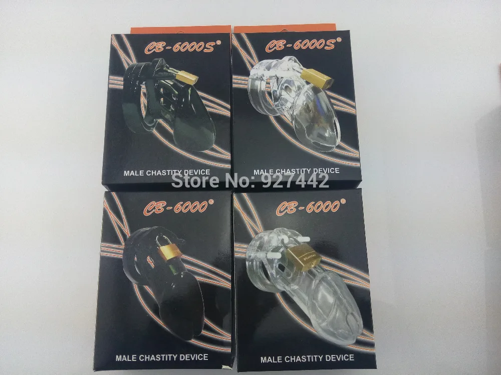 Plastic CB6000S male chastity cock cage device sex toys for male