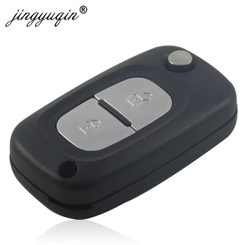 Keyforkess 10X 2/3 pulsante Flip Car Remote Key Case Shell per Renault Fluence Clio Megane Kangoo Modus Lada VA2/HU83/Ne72 lama - Jingyuqin 10X 2 3 pulsante Flip Car Remote Key Case Shell per Renault Fluence Clio