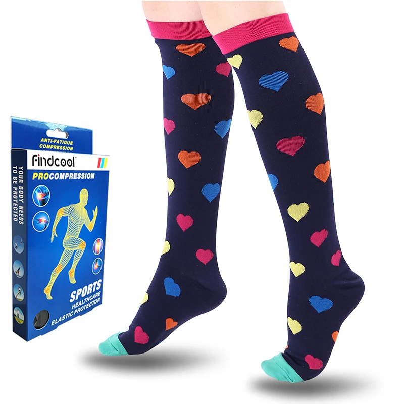 

YISHENG Knee High Socks Compression Socks For Plantar Fasciitis Heel Spurs Arch Pain Below Knee High Socks for Women Men
