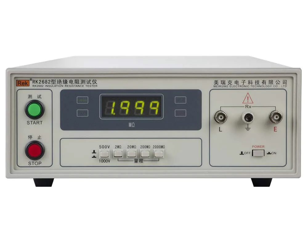 

Insulation Resistance Tester RK2682 500K~2G 500V/1000V