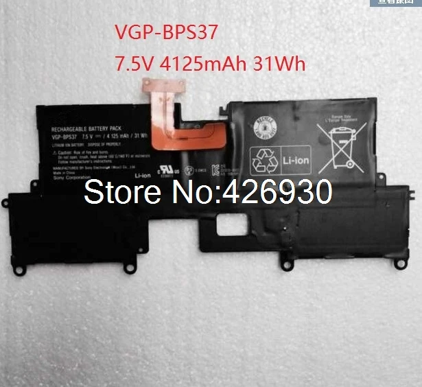 Laptop Battery For Sony SVP13 SVP132 Pro 13 VGP BPS38 7.5V 4740mAh 36Wh ...