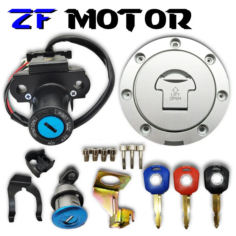 

Motorcycle Fuel Gas Cap Tank Cover Ignition Switch Seat Lock Key for Honda CBR 929RR 954RR 600RR 1100XX CB400 VTEC CB1300 ST1300