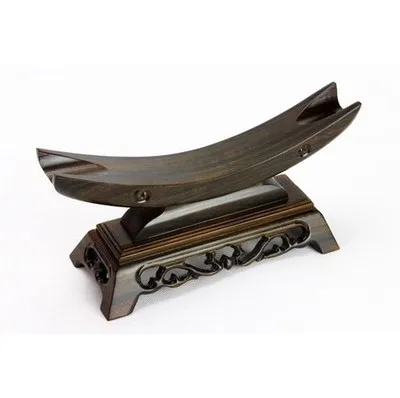 

Black Azusa mahogany wood crafts wood frame Wood smug turret ivory sword rack knife holder