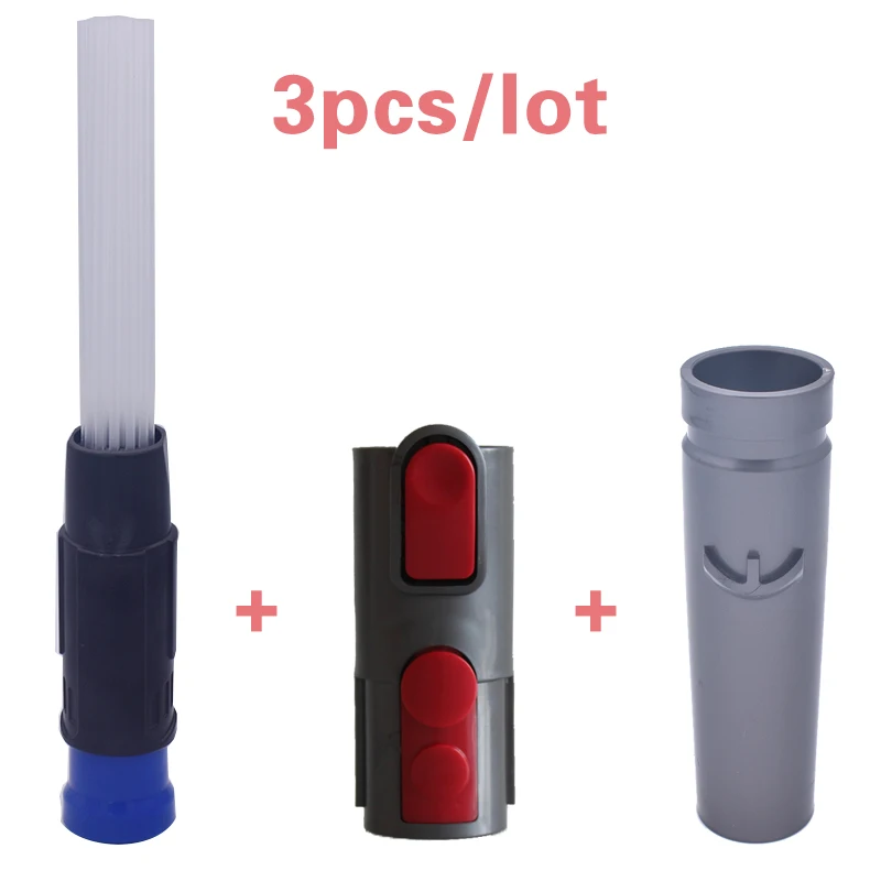 

2 PCS Cleaning Tool Brush Tip Adapter Kit for Dyson V8 V10 V6 DC35 DC61 DC62 Vacuum Cleaner Dust Multifunction Tool