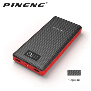 Оригинальный PINENG power Bank PN-969 20000 мАч двойной USB внешний мобильный зарядное устройство Li-Polymer для Xiaomi i8 Samsun iPhoneX - изображение