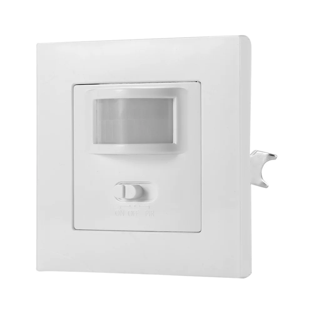PIR Motion Sensor Switch IR Infrared Sensor Light Control Detector White