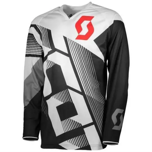 

2019 Cycling Jeresy Top Downhill Jersey Mtb Off Road Long Motorcycle Dh Mx Motocross Racing Riding Moto Jersey Schwarz White Mox