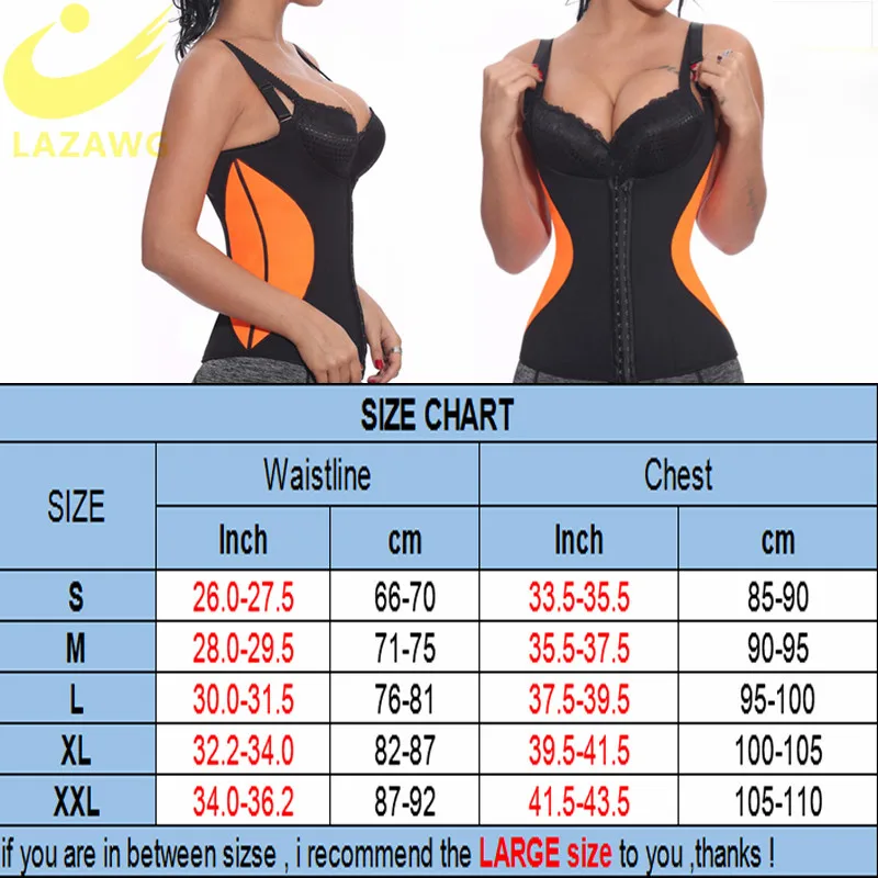 Lazawg Для женщин для талии Cincher живота Управление Пояс Горячая неопрена Пот Топ