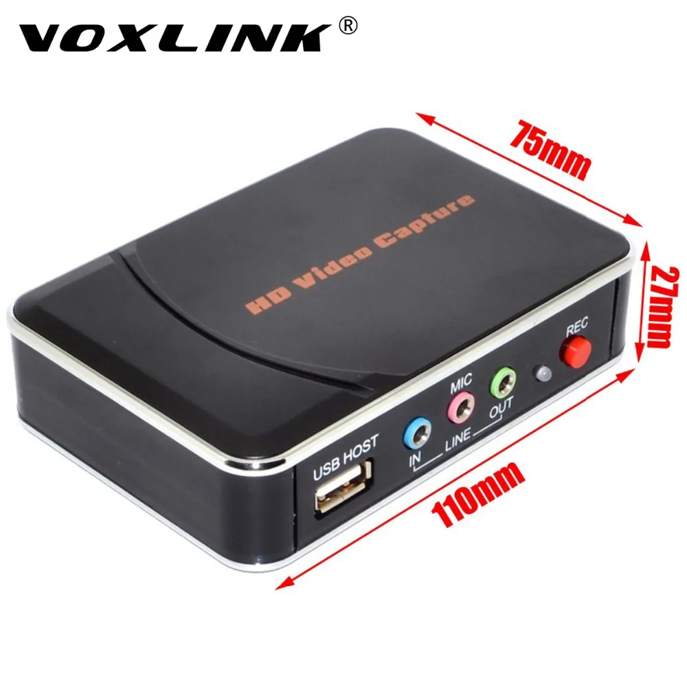 VOXLINK HD видео захвата игры захват 1080р YPbPr рекордер коробка для USB диск для Xbox для PS3 TV Коробка DVD-монитор, Поддержка H. 264 энкодера VOXLINK HD видео захвата игры захват 1080р YPbPr рекордер коробка для USB диск для Xbox для PS3 TV Коробка DVD-монитор, Поддержка H. 264 энкодера