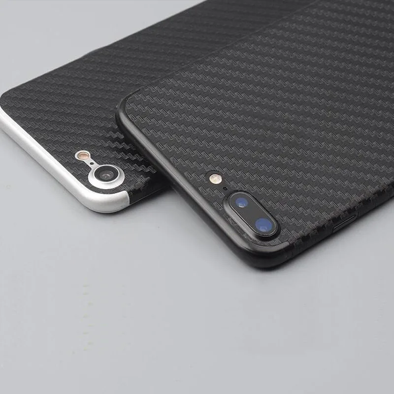 2 шт. Черная задняя пленка из углеродного волокна для iPhone X XS MAX XR полная защита