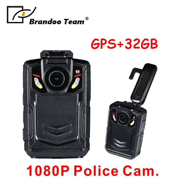 

1080P HD Waterproof Police Body Camera With 2 Inch Display , Night Vision , Built in 32G Memory and GPS