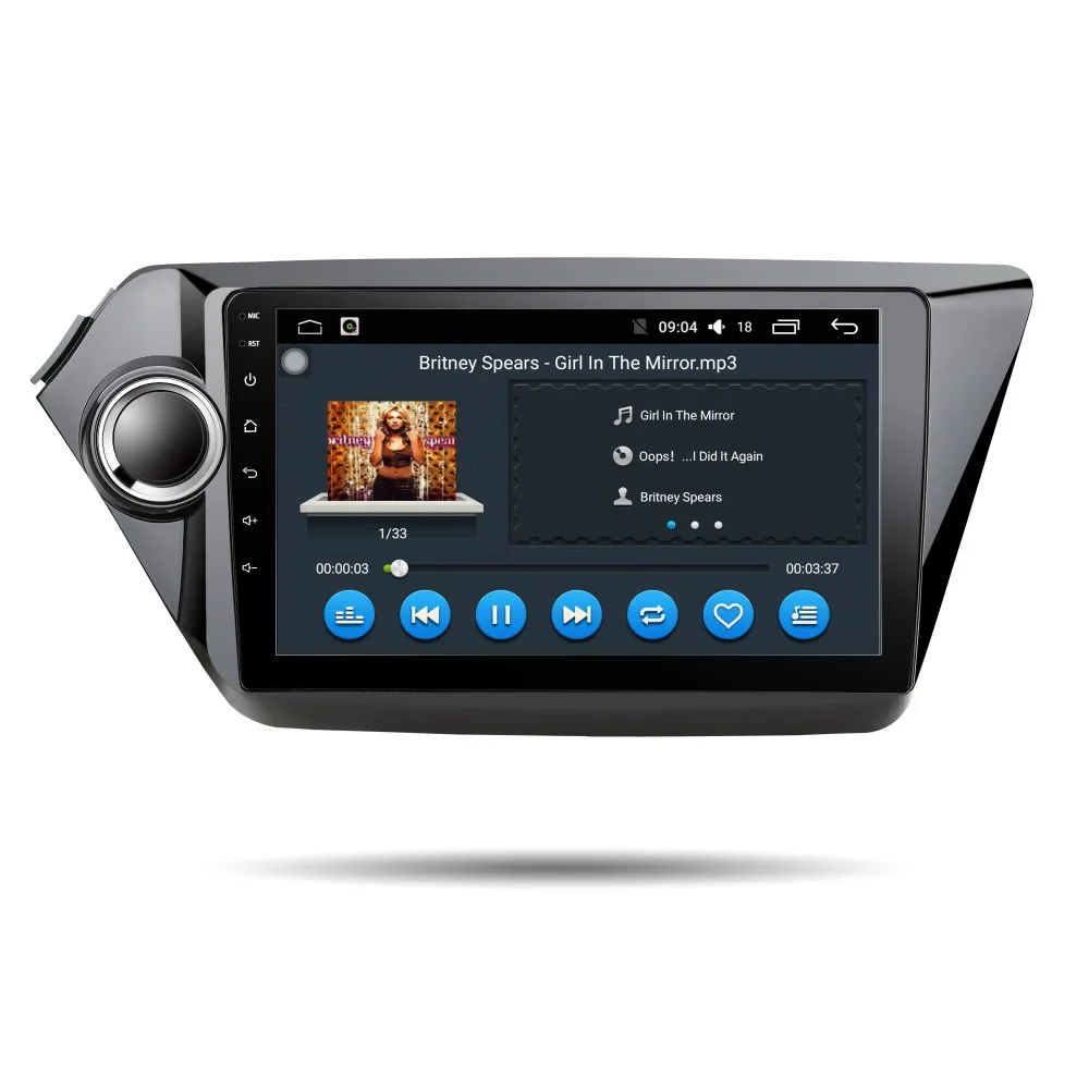 Excellent FUNROVER 2din Android 8.0 car dvd radio for Kia k2 rio 2010 2011 2012 2013 2014 2015 car gps navigation multimedia player stereo 4