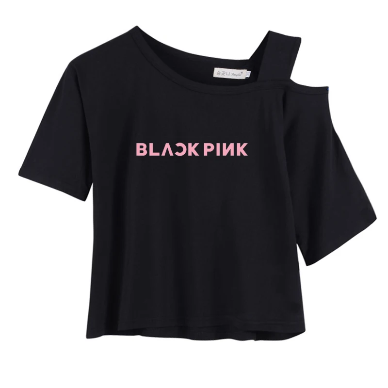 

Exo Got7 Next Blackpink Short Sleeve Female T Shirt Monsta X Seventeen Twice Wanna One Stray Kids Ikon Ateez T-shirt for Women
