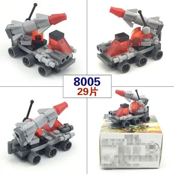 14 Style Mini Educational Building Blocks Toys DIY Bricks Assembled Compatible Car YH1262