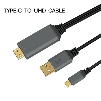 

USB C to HDMI Cable USB Type C to HDMI USB Converter 4K 30Hz UHD External Video Graphics Extend Cable for MacBook USB 3.1