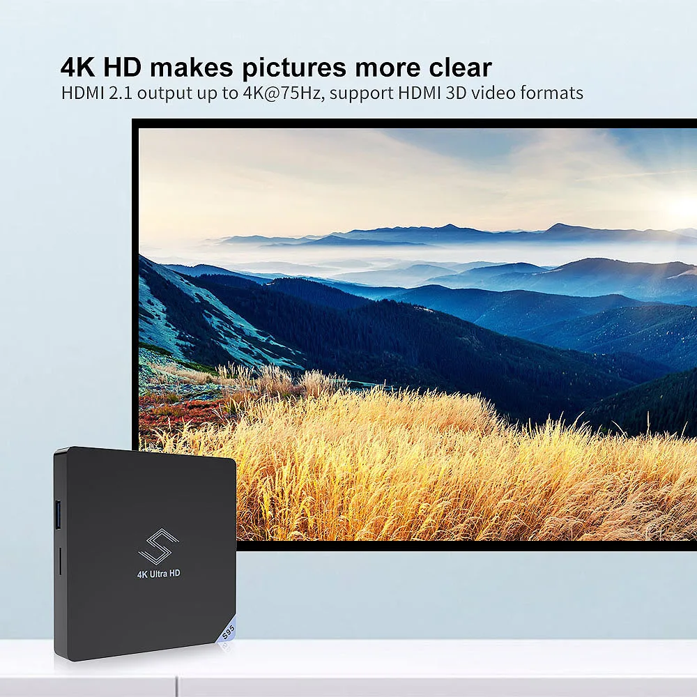 Beelink S95 Tv Box Android 8,1 Amlogic S905X2 2,4 ГГц/5,8 ГГц Wi-Fi Bt4.0 Поддержка 4 K Media Player H.265 Tv Box Set