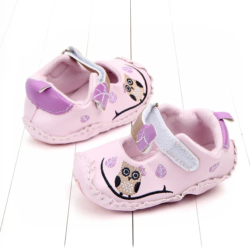 New Cute Newborn Infant Kid Baby Boy Baby Girl Shoes Kids Floral Animal Popular Crib Shoes Infant Toddler Prewalkers Size 0-12M