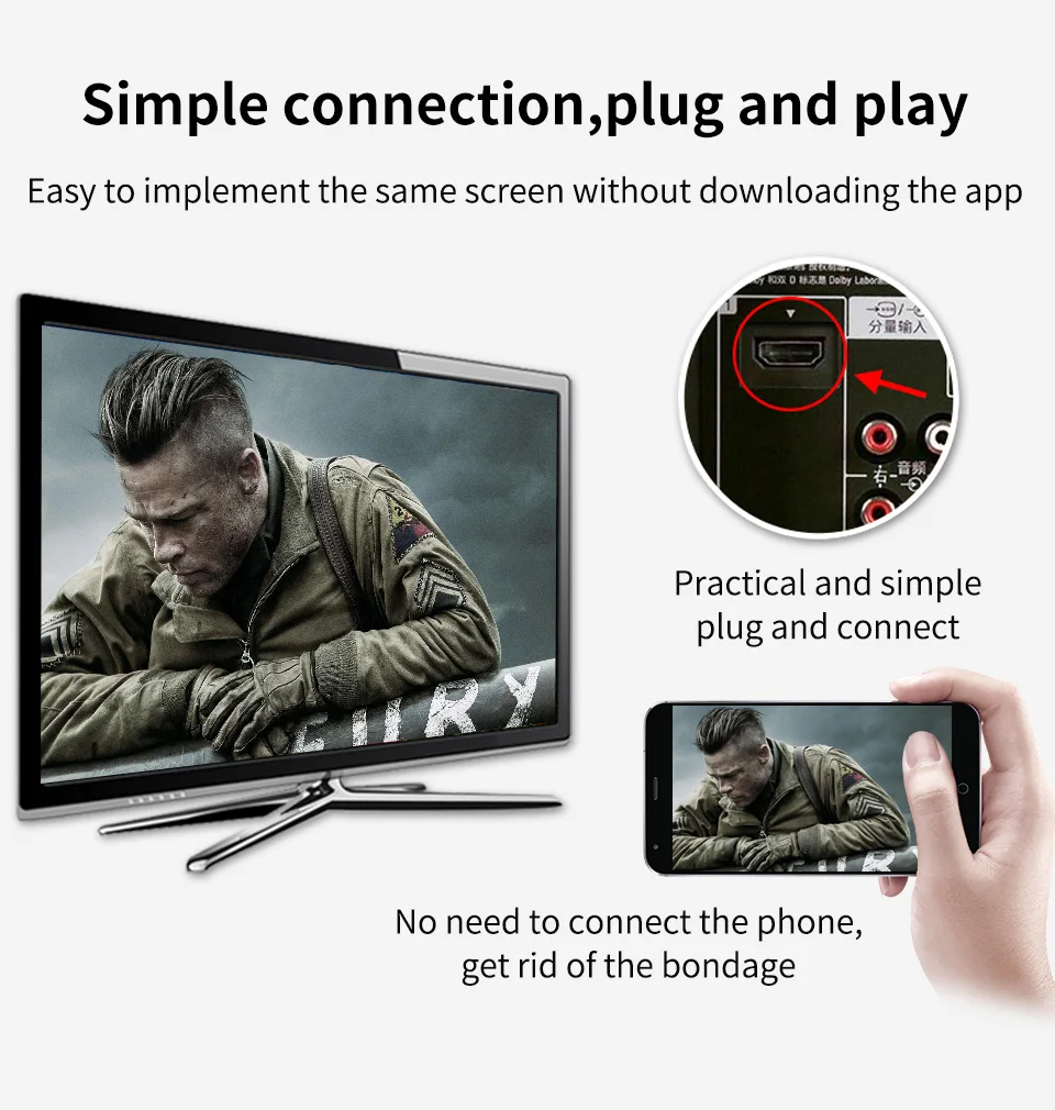 G6 ТВ палка беспроводной ключ приемник 2,4G wifi 1080P HD Поддержка HDMI Miracast Airplay для Android iOS