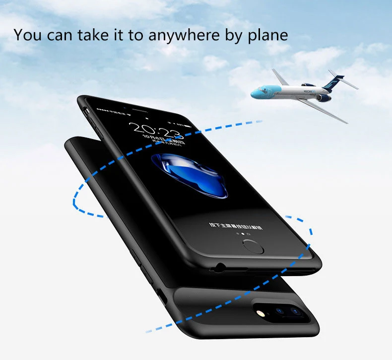 5000mAh Ultra Silm External Phone Battery Charger Case For iPhone 6 6s 7 8 7000mAh Phone Battery Case For iPhone 6 6s 7 8 Plus