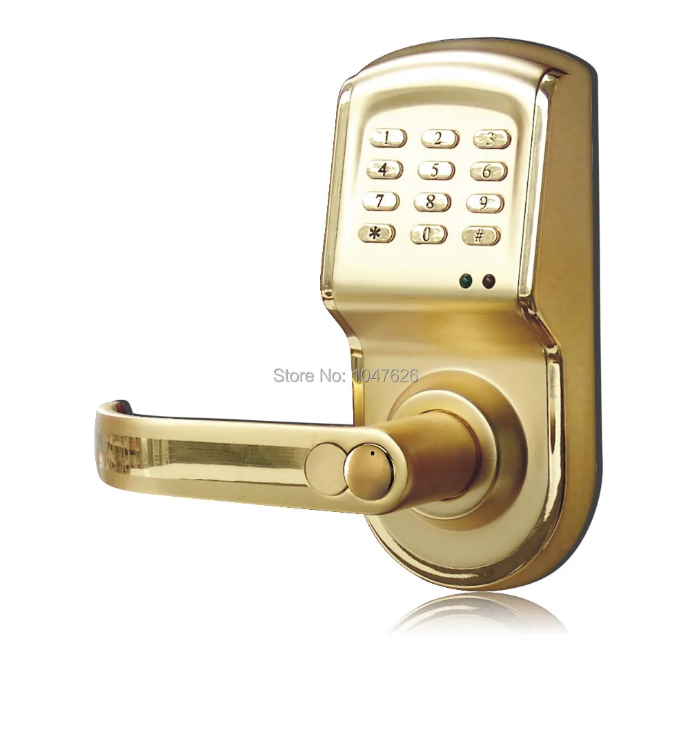 Left Handed Golden Single Latch Smart Digital Electronic Keypad locks | Keyless Door Lock with 2 Years Warranty Обустройство дома