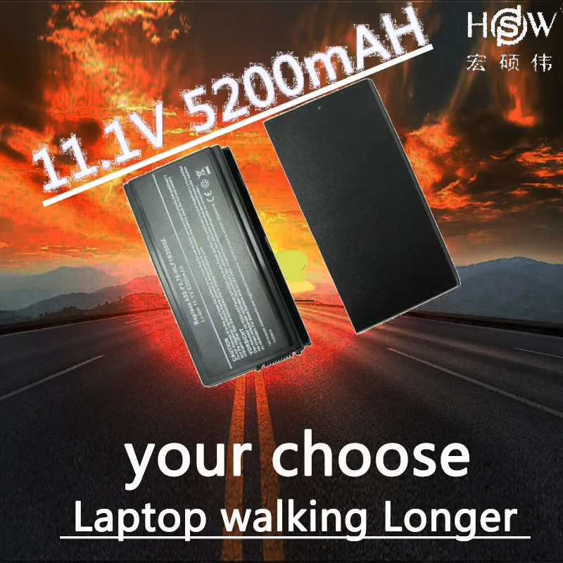 HSW 5200mAh Laptop Battery for Asus A32-F5 F5 F5C F5GL F5M F5N F5R F5RI F5SL F5V F5Z X50 X50C X50M X50N X50SL X50RL X50V X59 HSW 5200mAh Laptop Battery for Asus A32-F5 F5 F5C F5GL F5M F5N F5R F5RI F5SL F5V F5Z X50 X50C X50M X50N X50SL X50RL X50V X59