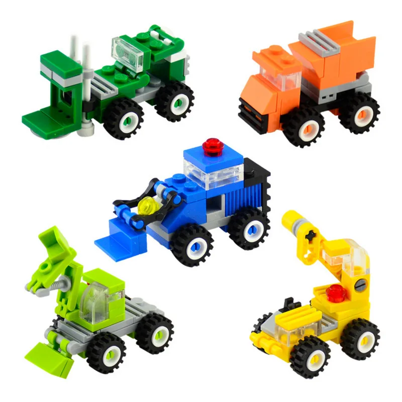 

5 Type Civilized City Sweeper Compatible Legoings Model Building Blocks Toy Kit DIY Educational Children Birthday Gift