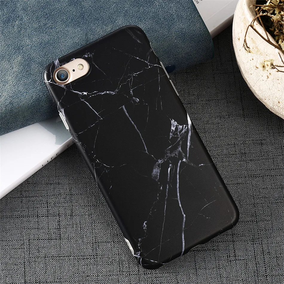 DOEES Classic Marble Silicone Phone Case For iPhone X 6 6S 7 7 Plus Black and White Pattern Protective Cover For iPhone 8 8 Plus (4)