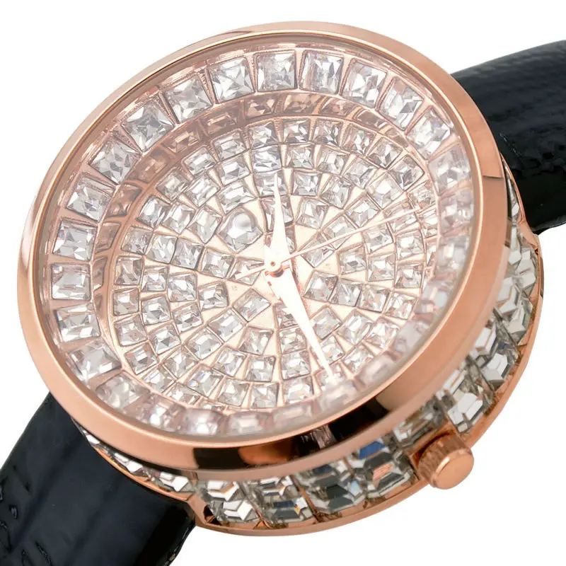 Prix pour Luxe Plein de Diamants Montre Femmes Montres Strass Bling Femmes de Montres Dames Montre En Cuir Horloge Femmes saat relogio feminino Prix pour Luxe Plein de Diamants Montre Femmes Montres Strass Bling Femmes de Montres Dames Montre En Cuir Horloge Femmes saat relogio feminino
