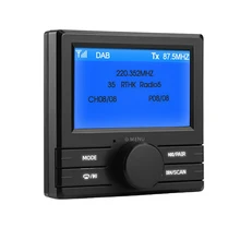 DAB 003 USB цифровая портативная антенна 3," экран дисплея fm-передатчик прочный автомобильный радиоприемник блок тюнера электроники черный