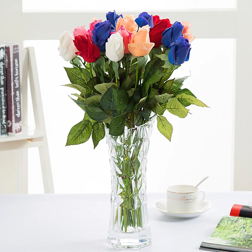 10 Pz/Lotto Idratante Fiore Di Rosa Natale Fiori Artificiali Amante Rosa All'Ingrosso Gemme Di Rosa Rosa Roos Spedizione Gratuita