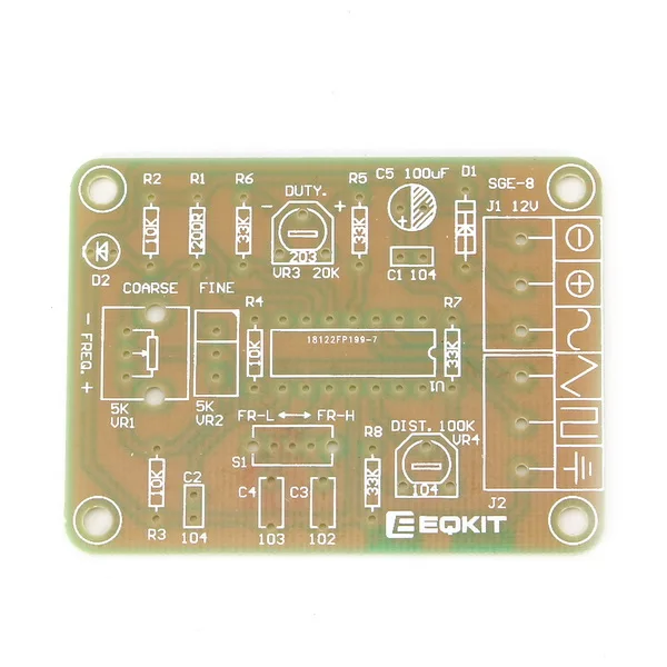 ICL8038 DC12 монолитная функция генератор сигналов модуль DIY Kit синусоидальный треугольник квадратной волны сигнала