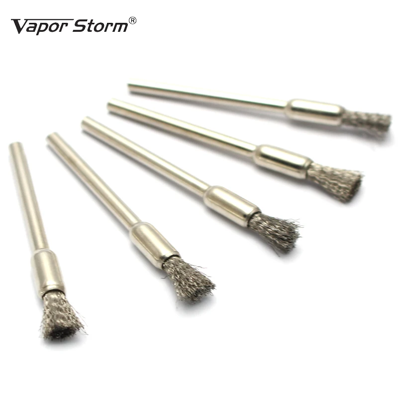 10 Pieces RDA Brush E Cigarette Coil Brush Cotton Atomizer Coil Cleaner Accessories Heating Wire