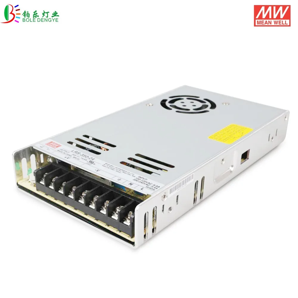 

Meanwell Power Supply DC24V 350W 14.6A LRS-350-24 Indoor Use Taiwan Original Mean Well Lighting Transformer Switch AC85-265V