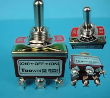 

110V - 250V TOGGLE SWITCH MOMENTARY SCREW WIRE N702