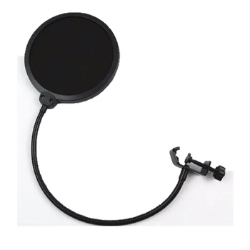

pop filter microphone/ Windscreen with Swivel Mount 360 Flexible Holder for blue yeti Microphone