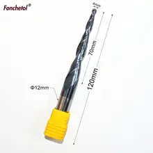 D12 * R2 70C 120l фрезерный станок с ЧПУ титановым покрытием конусный
