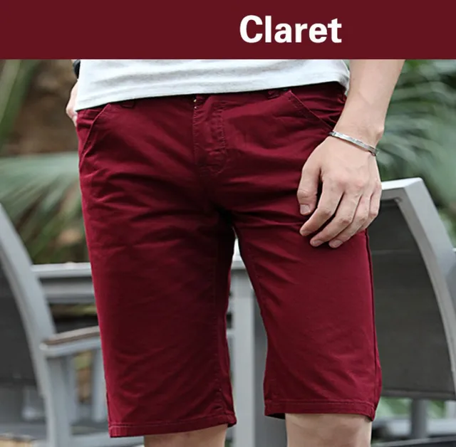 Summer The New Men Casual Shorts Men's style Slim fit Straight Cotton Horse tide Multicolor