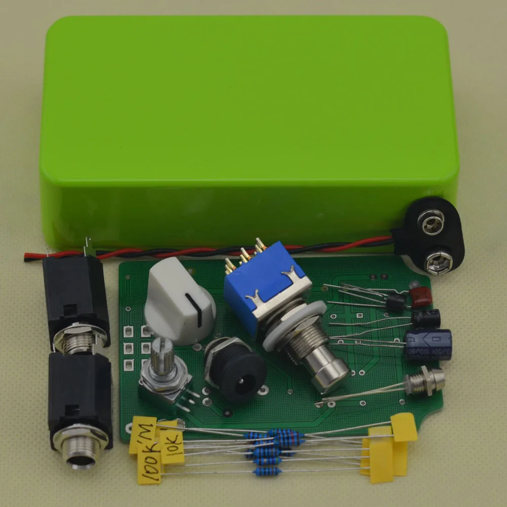 DIY Booster Guitar Effect Pedal All kits With 3PDT 9 PIN Foot Switch