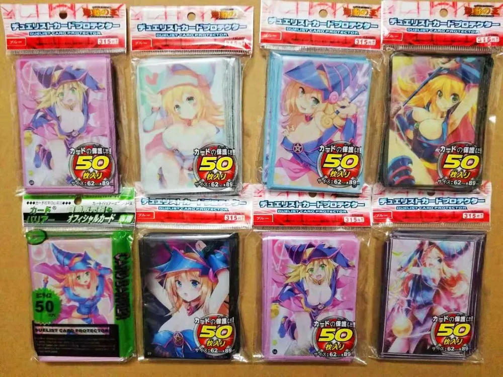 10 упаковок/комплект(500 шт) Yu-Gi-Oh! Косплей Yugioh темная волшебница аниме держатель карточек настольных игр рукава карточка барьер карта протектор игрушка