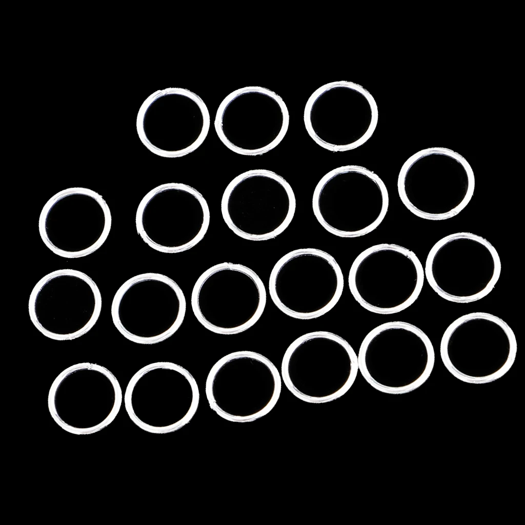 20 шт 925 пробы серебряные припаянные закрытые прыгающие кольца ювелирные изделия для изготовления ювелирных изделий