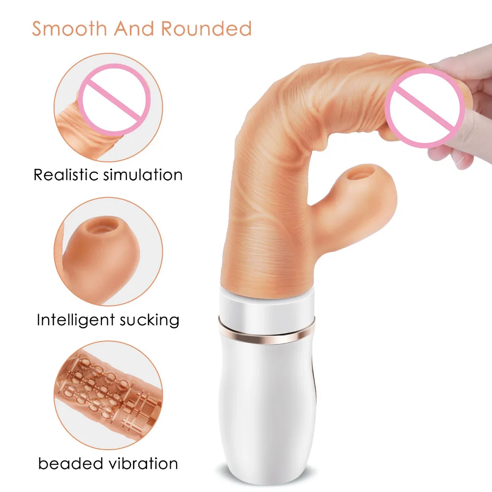 Blush Heating Waterproof Thrusting Sucking Massager photo image