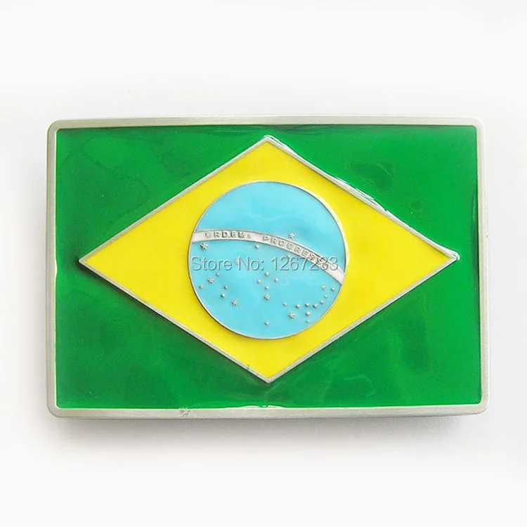 Флаг Бразилии Эмаль Пряжки Ремня