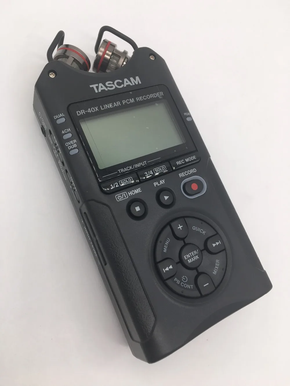 TASCAM DR-40X Универсальный четыре дорожки цифровой аудио рекордер ручка интервью рекордер usb-микрофон WAV/BWF линейный PCM рекордер