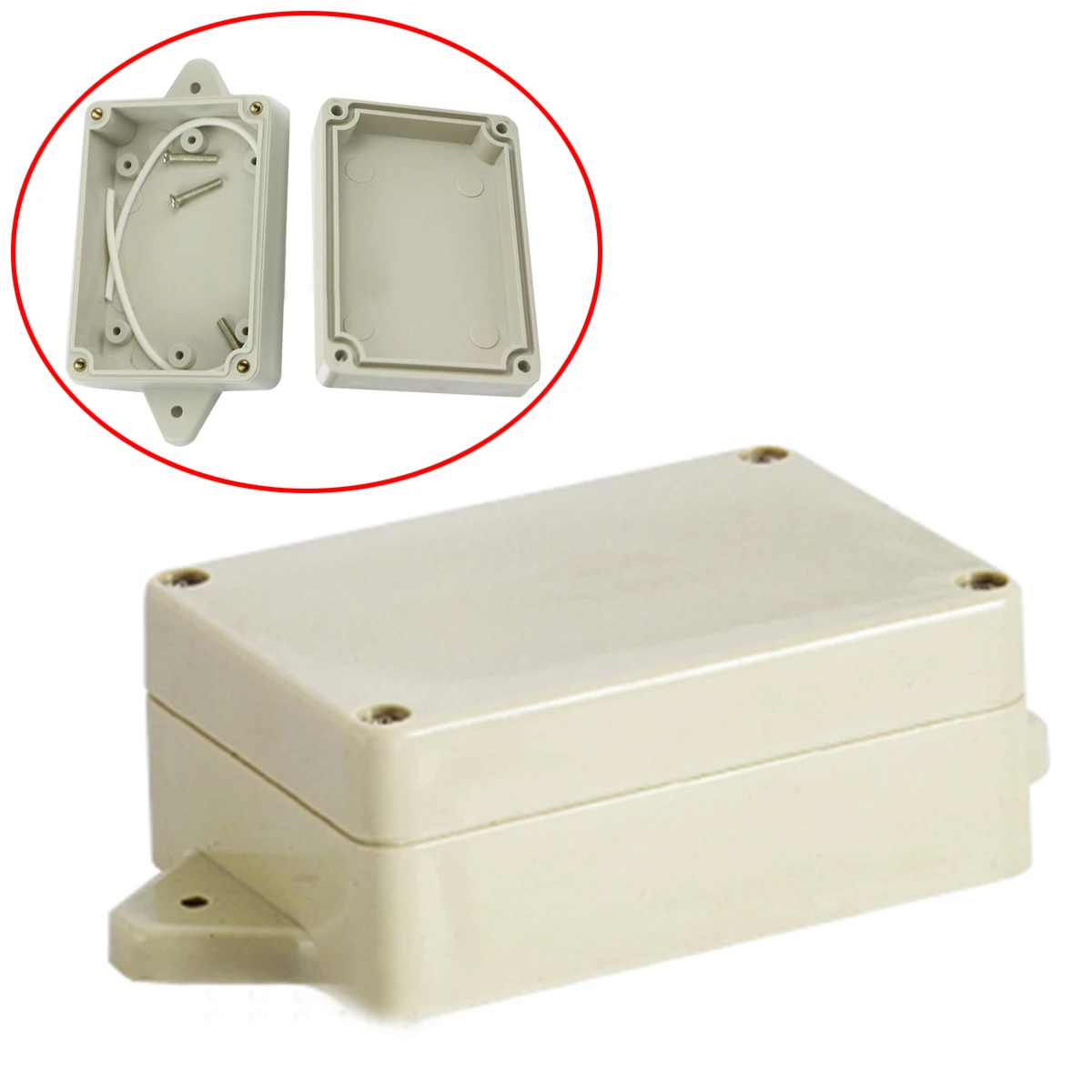 

Waterproof Project Box Plastic Enclosure Case Electronic Project Cover Box For Power Supply Units 85x58x33mm
