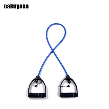 

120cm Yoga Pull Rope Fitness Resistance Bands Exercise Tubes Practical Training Elastic Workout Cordages(Rope Diameter 7*11MM)