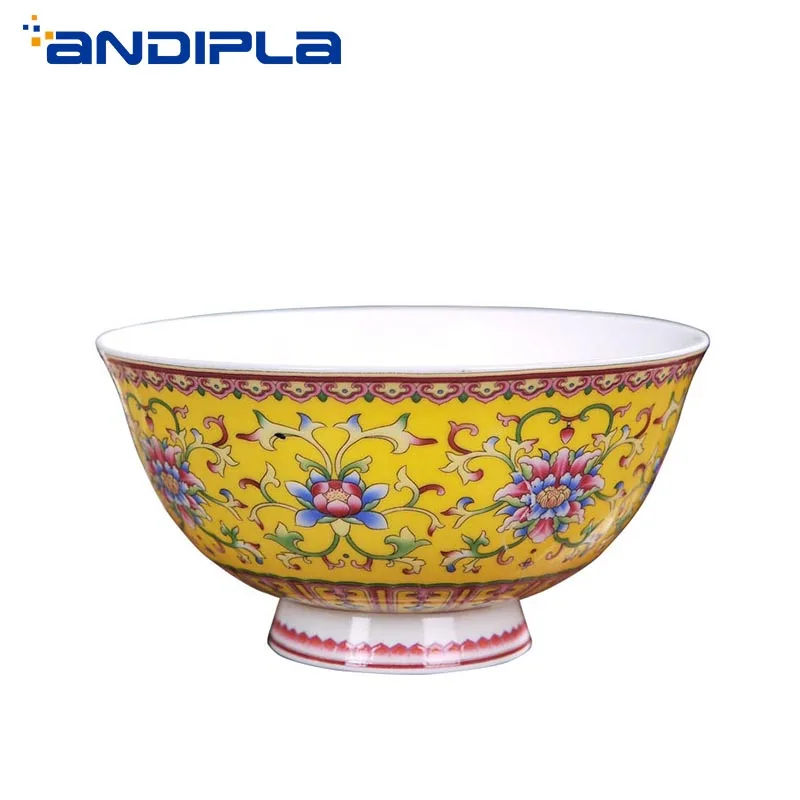 

4.5 inch Chinese Classical Tableware Jingdezhen Ceramic Bowl Bone china Small Soup Rice Bowls Noodle Bowls Kitchen Accessories