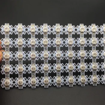 

1-100pcs 3W RGB Color High Power 6pin LED Chip Light with 20mm star base heat sink