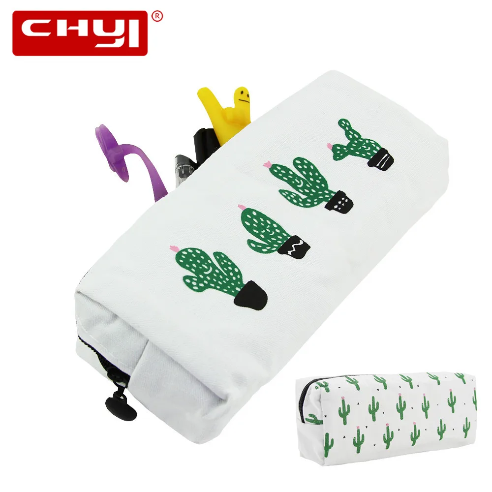 

Pencil Case Canvas School Supplies Cute Stationery Estuches Chancery School Cute Pencil Box Pen Bags Penalty